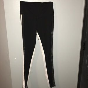 high waisted pink leggings